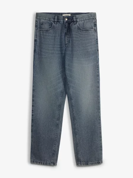Jeansy classic fit straight niebieskie