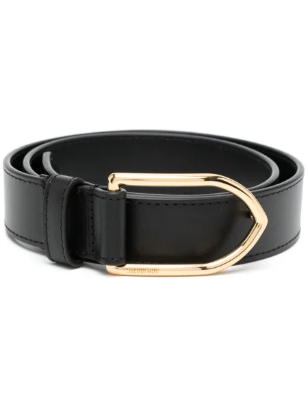 Curea Jacquemus din piele negru