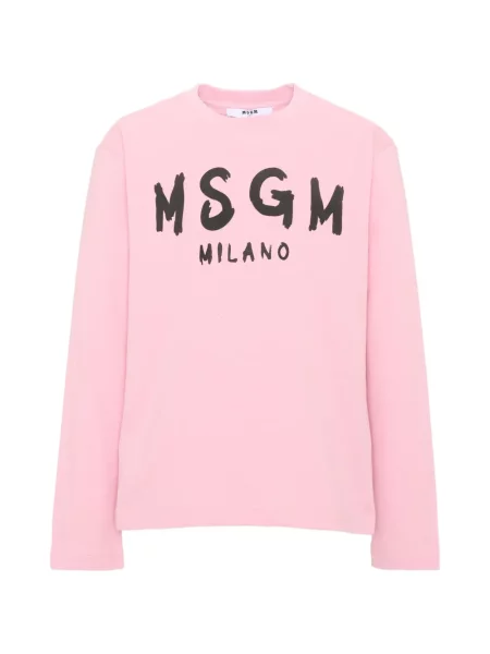 Koszulka dziecięca Msgm różowa