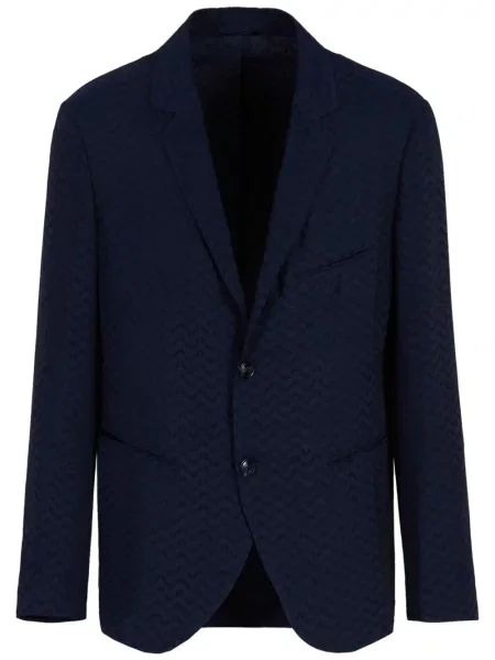 Sacou Giorgio Armani cu imagine albastru