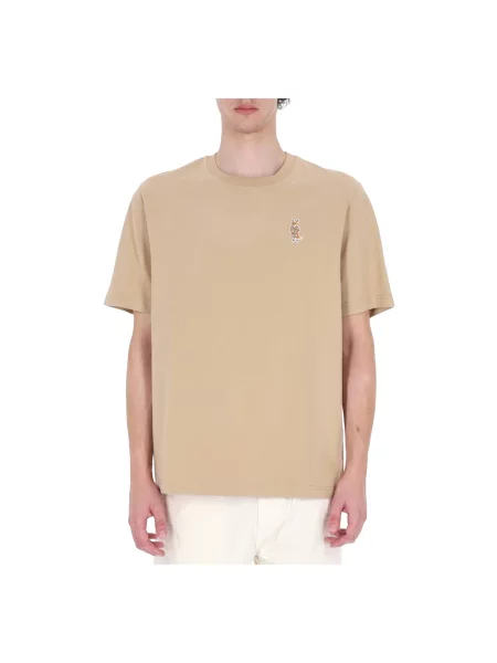 Koszulka Maison Kitsune beżowa