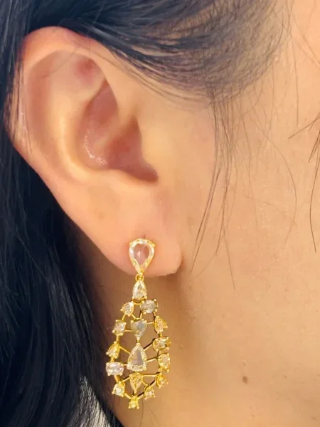 Cercei Hyt Jewelry galben