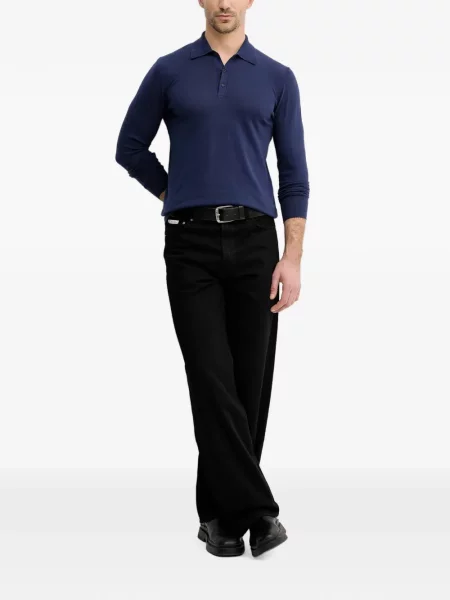 Tricou polo Sisley albastru
