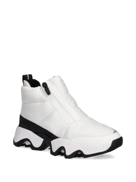 Botine Sorel asimetrice alb