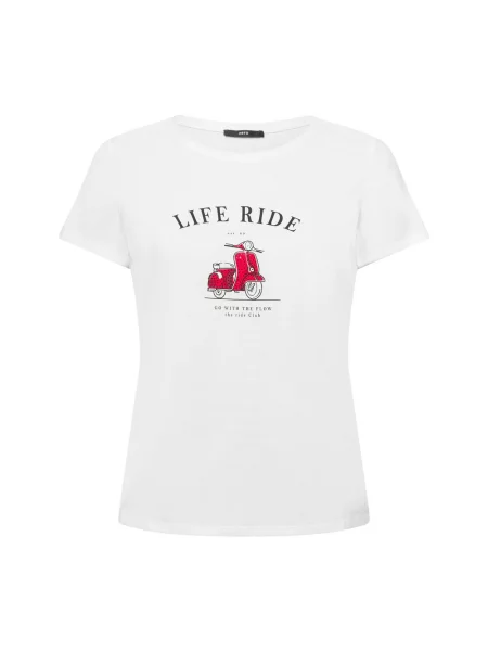 Zero Koszulka Kobiety nadruk 34 biały
