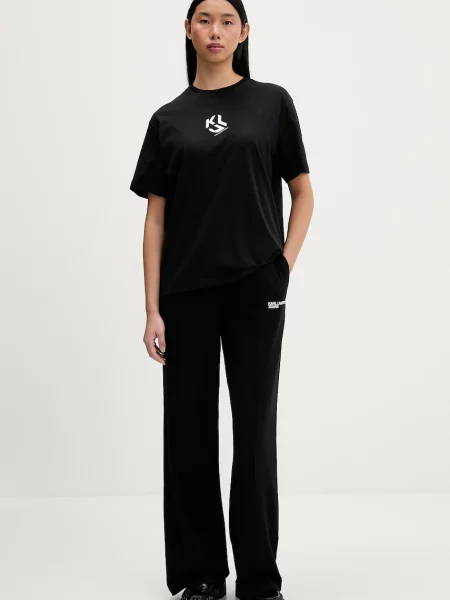Футболка Karl Lagerfeld Jeans чорний