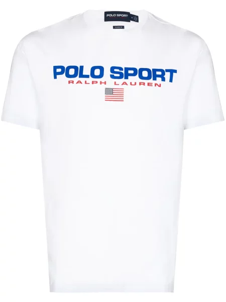 Fleecové tričko Polo Ralph Lauren s výšivkou modré