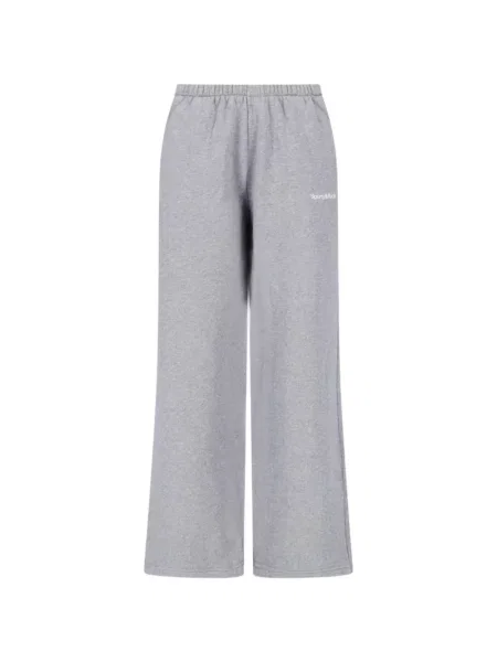 Pantaloni Sporty & Rich cu imagine alergare gri