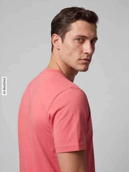 T-shirt o kroju regular fit z małym napisem z logo Boss Green