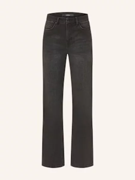 Someday Jeansy Wide Leg Carie Iconic schwarz czarne