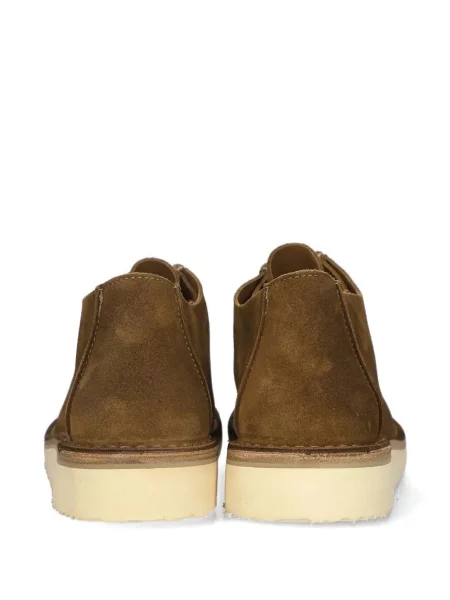 Pantofi loafer Astorflex cu șireturi din dantelă maro