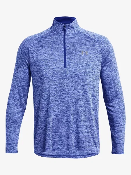 Меланжов суитчър Under Armour с принт черно