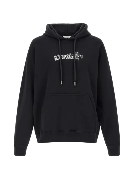 Hanorac cu glugă Off-white cu glugă alb