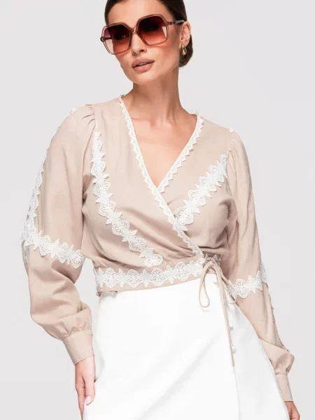 Ombre Bluză bej