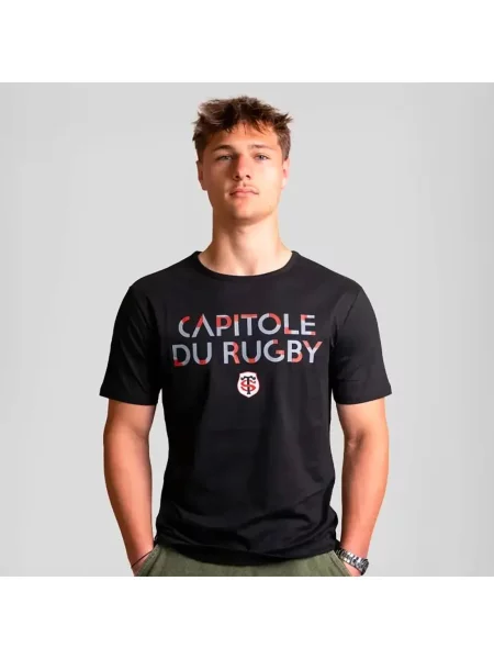 Koszulka Stade Toulousain Capitole du Rugby czarna