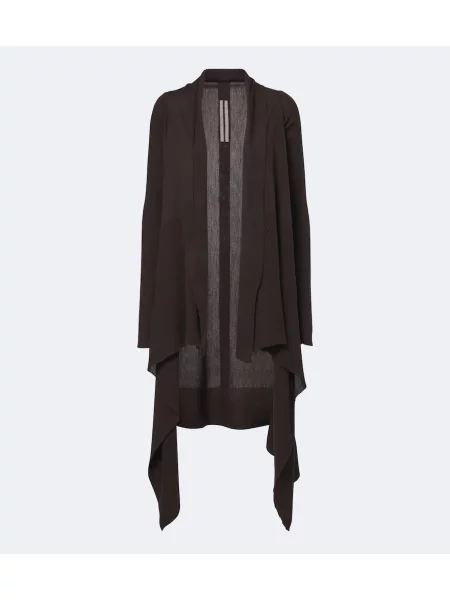 Cardigan Rick Owens de lână maro