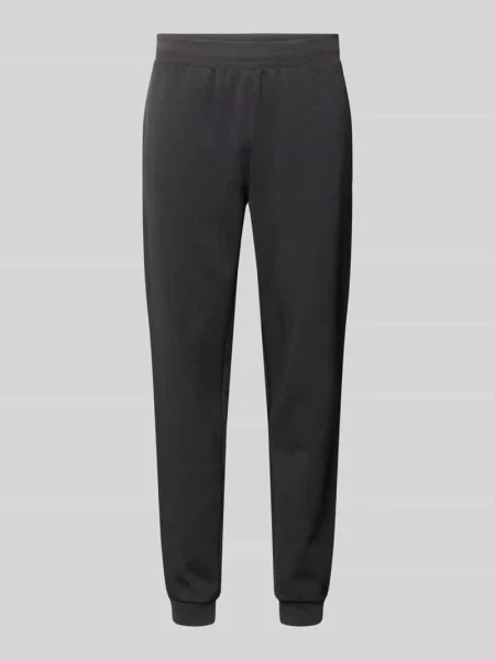 Spodnie dresowe z Mieszanka bawełny Ea7 Emporio Armani czarny