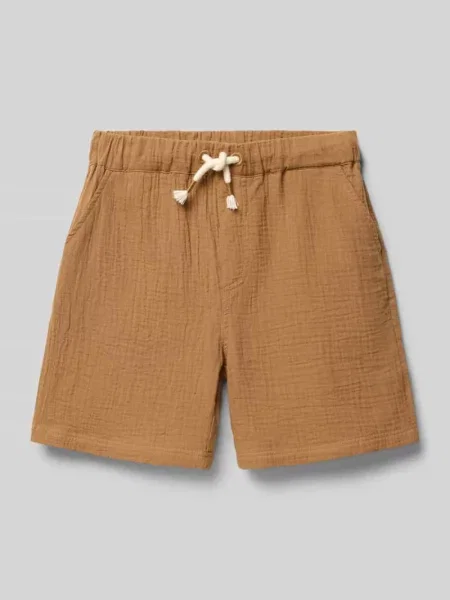 Szorty o kroju regular fit z detalem z logo Steiff