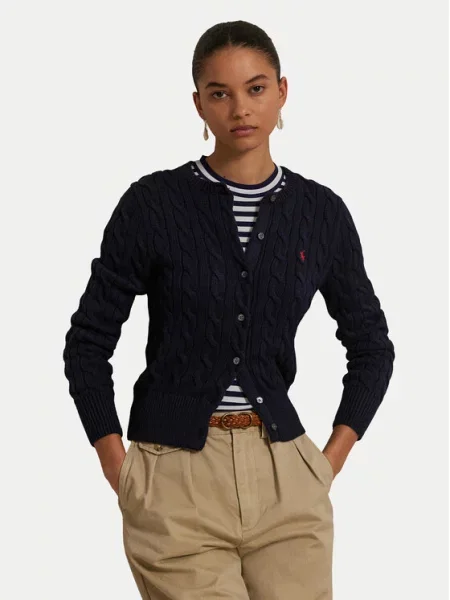 Polo Ralph Lauren Kardiganas tamsiai jūros mėlyna