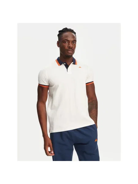 Robe di Kappa Polo majica Atsushi Écru Regular Fit