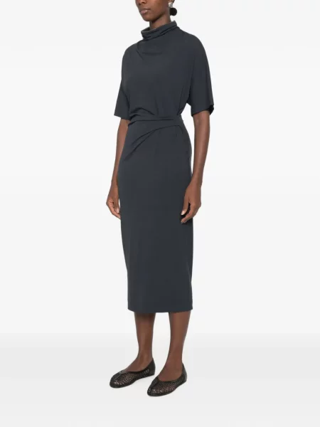 Rochie midi Brunello Cucinelli albastru