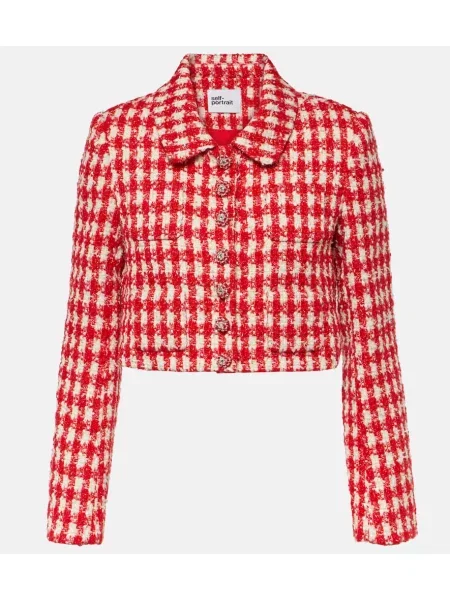 Geacă Self-portrait roșu