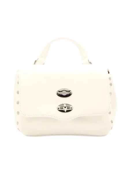 Mała torebka skórzana Zanellato beżowa