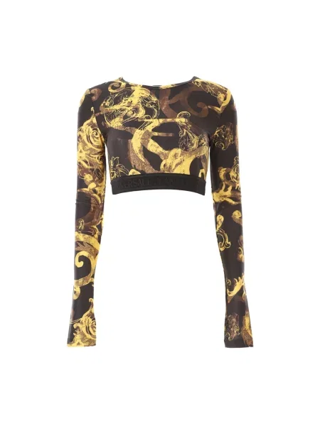 Top Versace Jeans Couture o skróconej długości