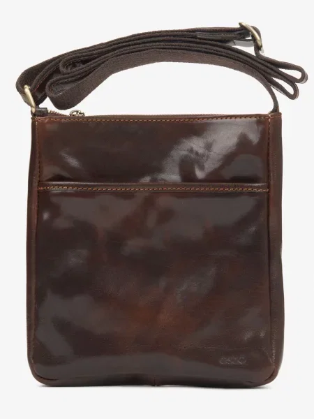 Кожаная сумка Estro коричневая