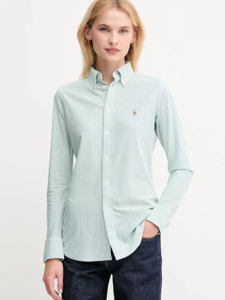 Polo Ralph Lauren cămașă din pentru femei verde