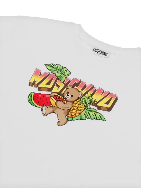 Tricou copii Moschino alb