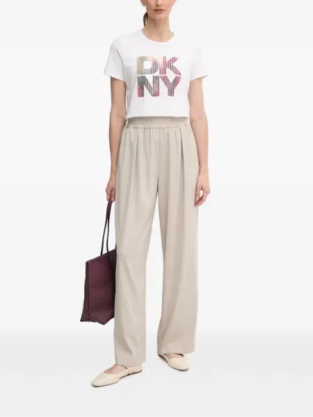 Tricou Dkny cu imagine alb
