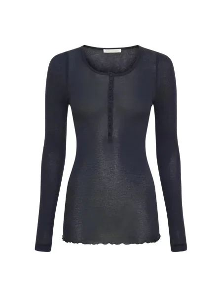 Seamless Basic Tričko Granddad' černá