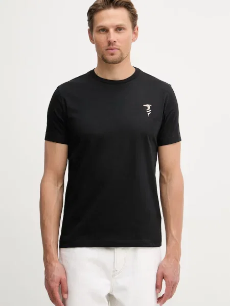 Trussardi kratka majica črna