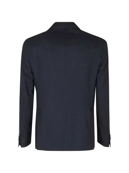 Sacou L.b.m. cu model herringbone albastru