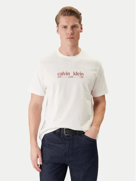 Тениска Calvin Klein Jeans бяло