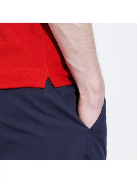 Поло Lacoste красное