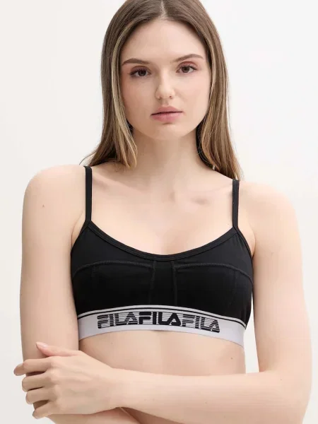 Сутиен Fila с изчистен дизайн черно