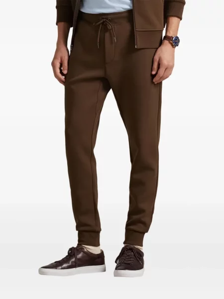 Ριγέ polo Polo Ralph Lauren με κουκούλα με αυτόγραφο λευκό