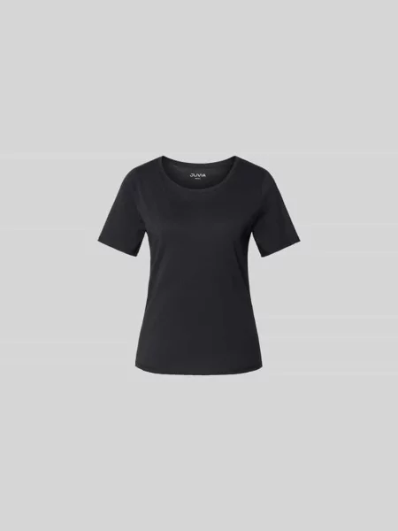 T-shirt z okrągłym dekoltem Juvia czarna