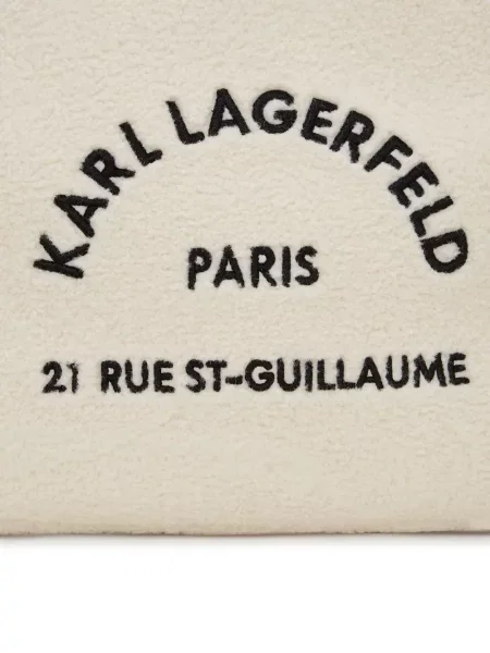 Geantă Karl Lagerfeld alb