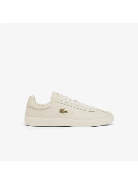Lacoste Skórzane Sneakersy Baseshot beżowy