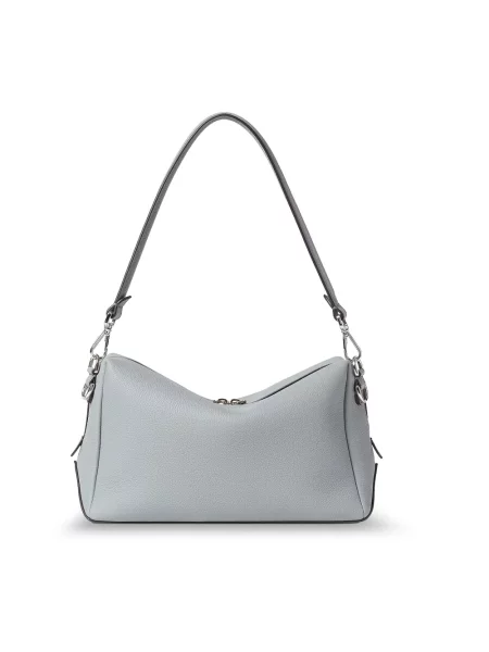 Torba Fendi skórzana szara