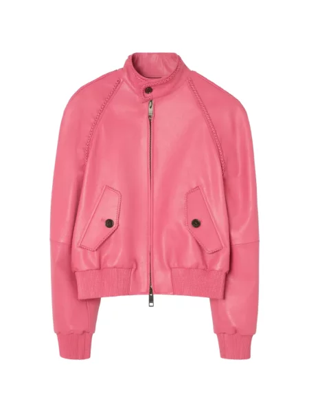 Geanta de piele Burberry roz