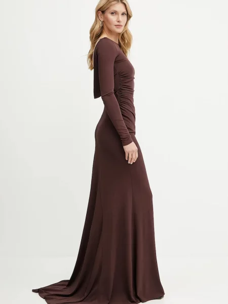 Платье Elisabetta Franchi коричневое