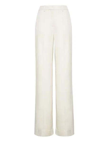 Pantaloni Adam Lippes alb