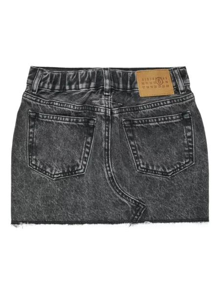 Spódnica jeansowa dziecięca Mm6 Maison Margiela czarna