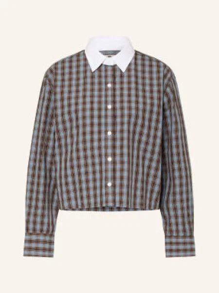 Levi's® Košilová Halenka Harlie / krémová / tyrkysová hnědá