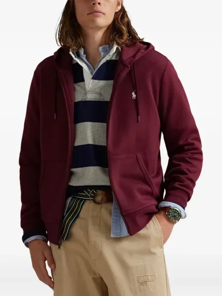 Μικρός κασκέτο Polo Ralph Lauren με χαμηλή μέση υφαίνω διαγωνίως πράσινο