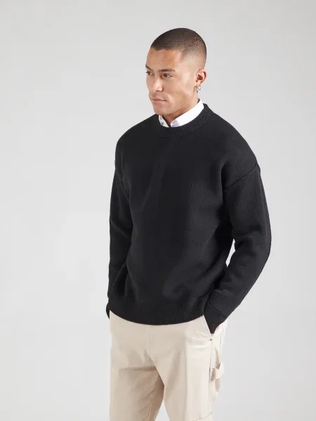 JACK & JONES Pulover JCOMAX' negru